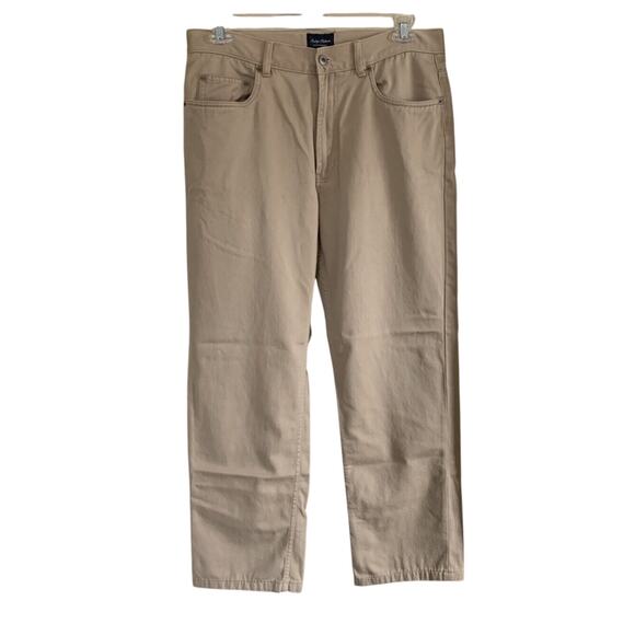 Tommy Bahama Indigo Palms Men’s 33x29 Classic Fit Khaki Lyocell Cotton Pants - Picture 1 of 14